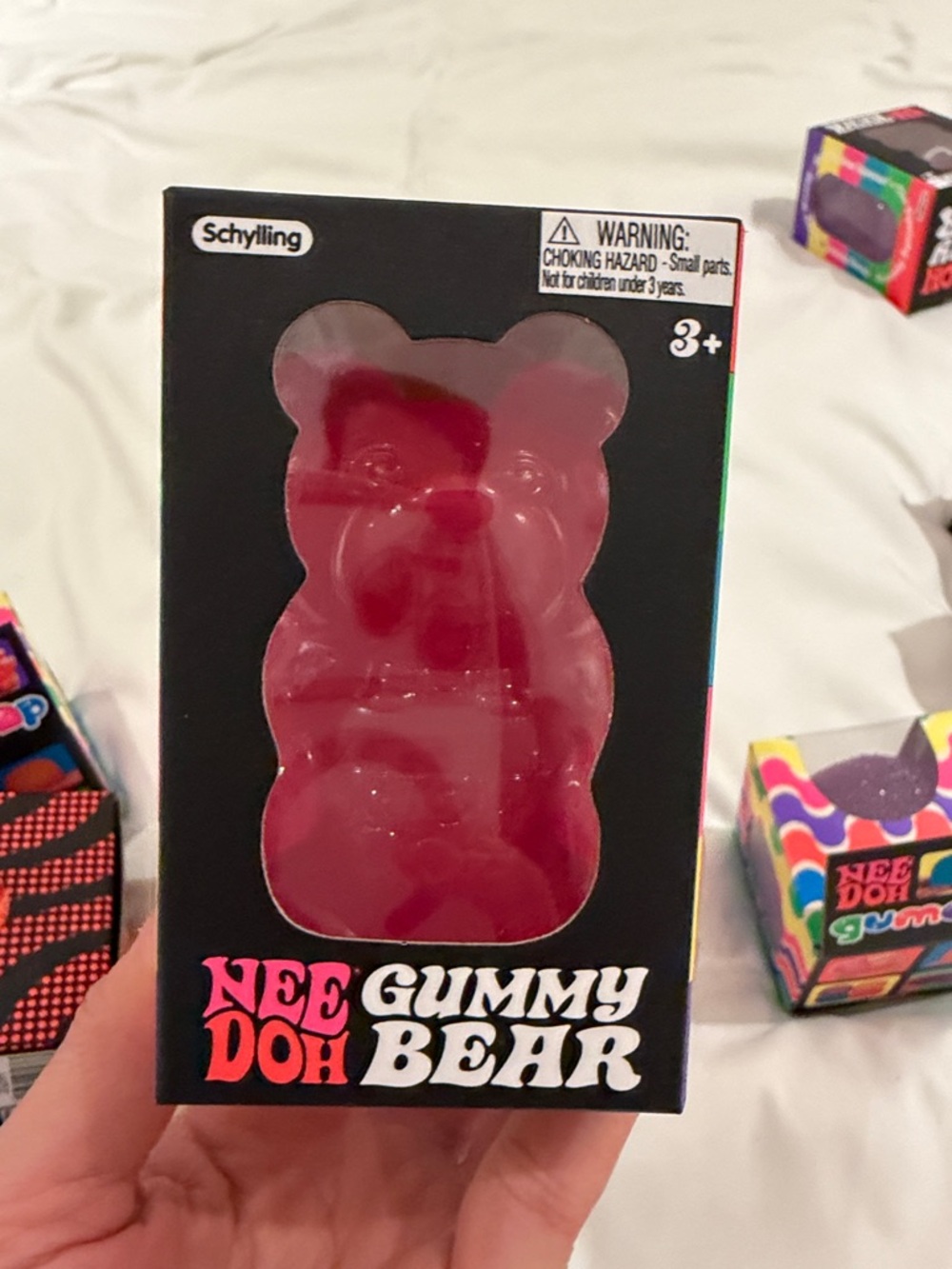 NeeDoh Gummy Bear Stress Toy - Pink